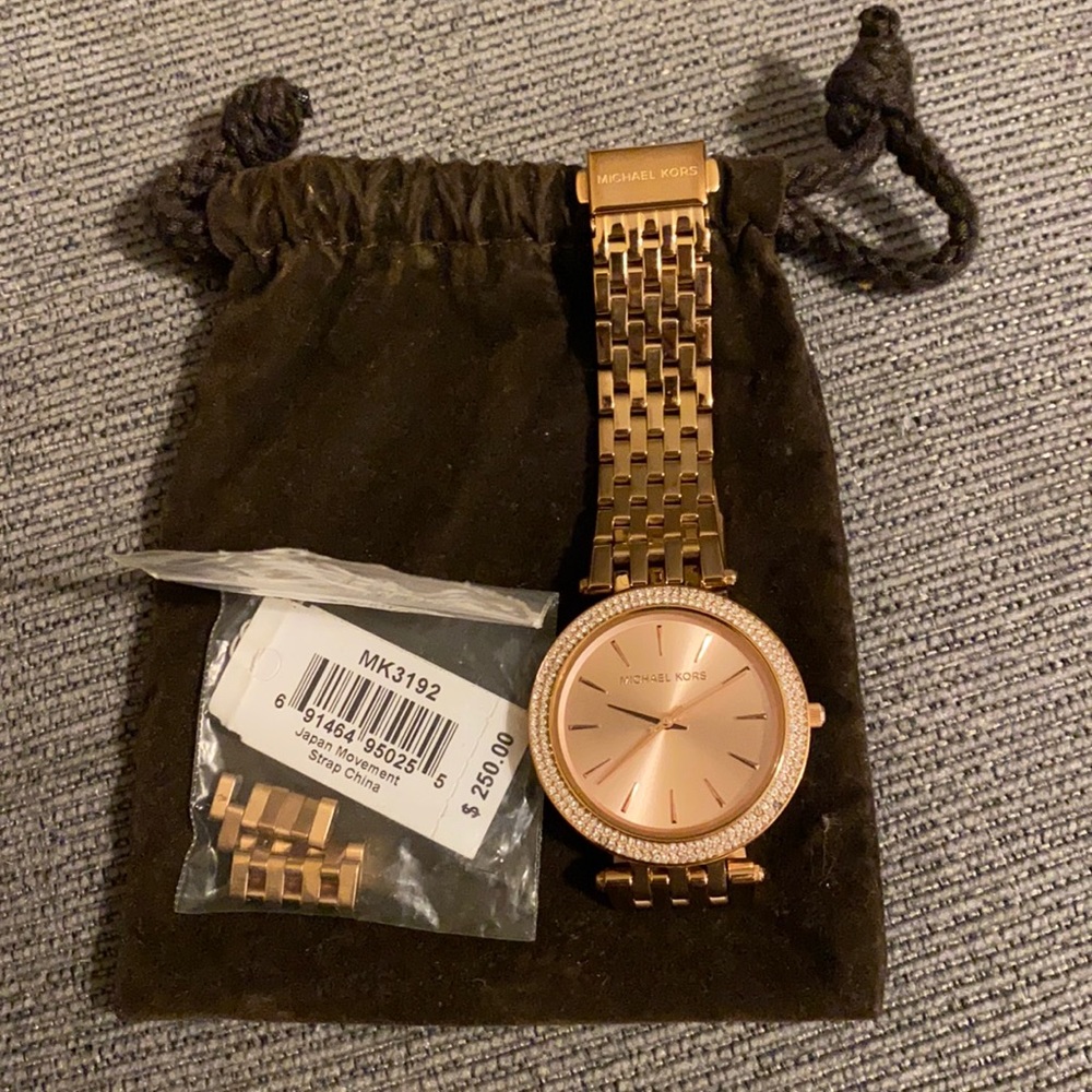 Michael Kors rose gold watch